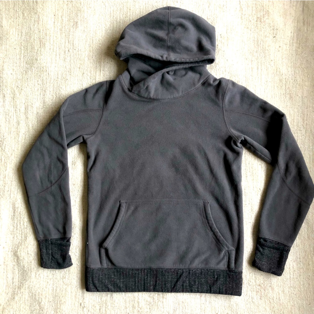 Gray Lululemon fleece hoodie